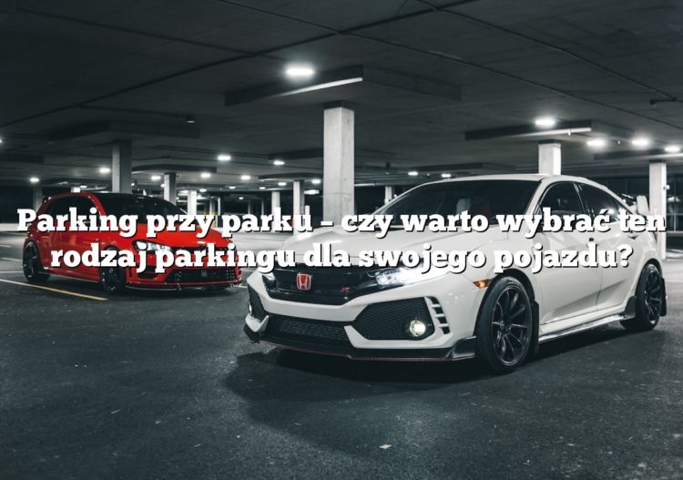 Parking przy parku – czy warto wybrać ten rodzaj parkingu dla swojego pojazdu?