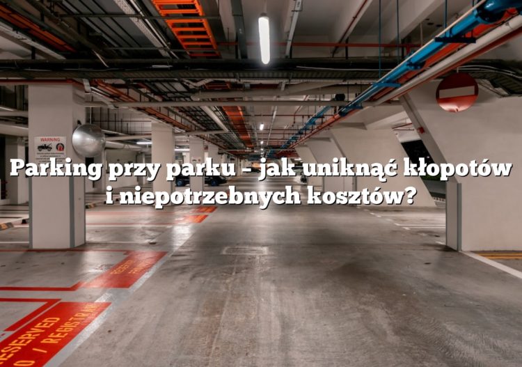 Parking przy parku – jak uniknąć kłopotów i niepotrzebnych kosztów?