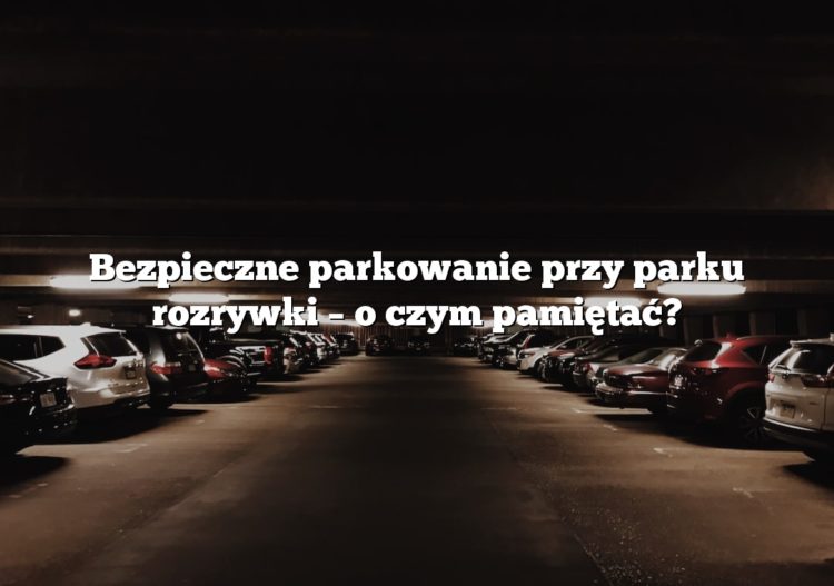 Bezpieczne parkowanie przy parku rozrywki – o czym pamiętać?