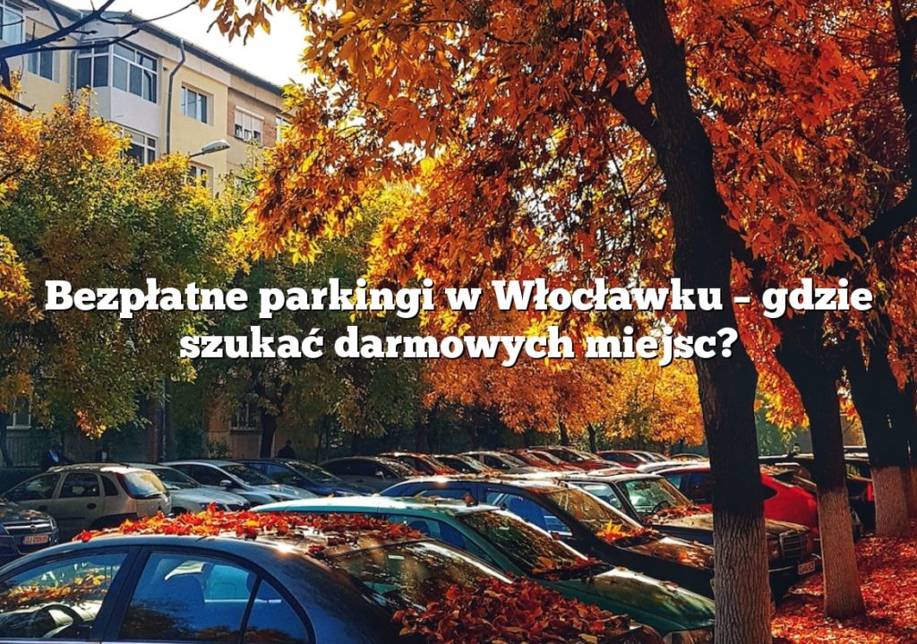 Bezpłatne parkingi w Włocławku – gdzie szukać darmowych miejsc?
