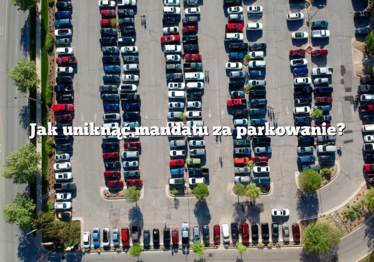 Jak uniknąć mandatu za parkowanie?