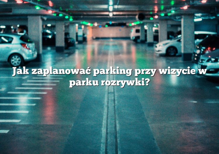 Jak zaplanować parking przy wizycie w parku rozrywki?