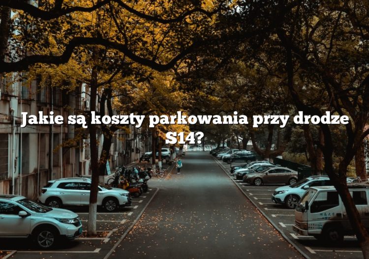 Jakie są koszty parkowania przy drodze S14?