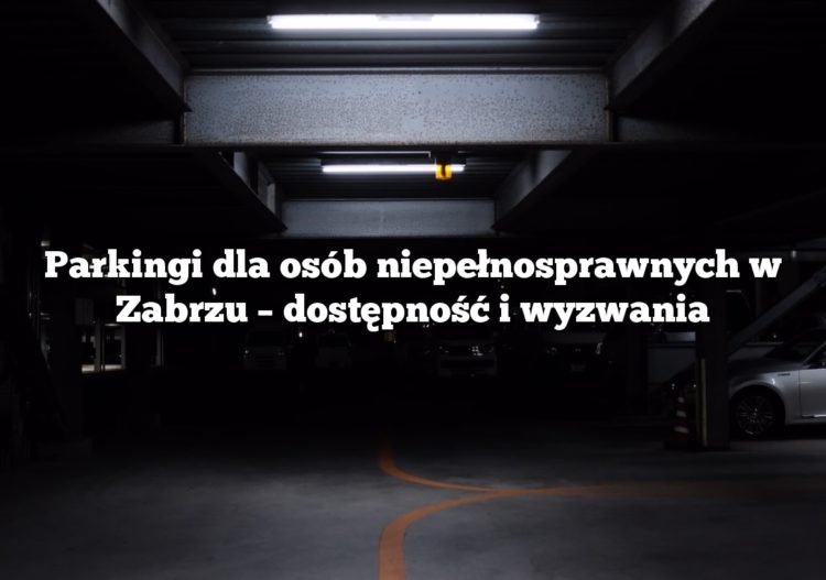 Parkingi dla osób niepełnosprawnych w Zabrzu – dostępność i wyzwania