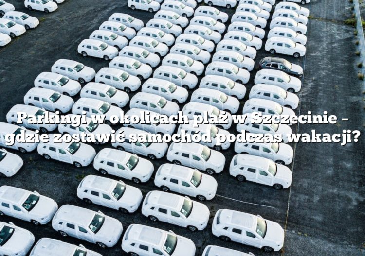 Parkingi w okolicach plaż w Szczecinie – gdzie zostawić samochód podczas wakacji?