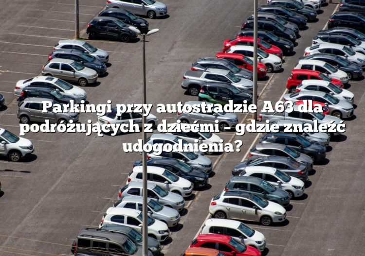 Parkingi przy autostradzie A63 dla podróżujących z dziećmi – gdzie znaleźć udogodnienia?