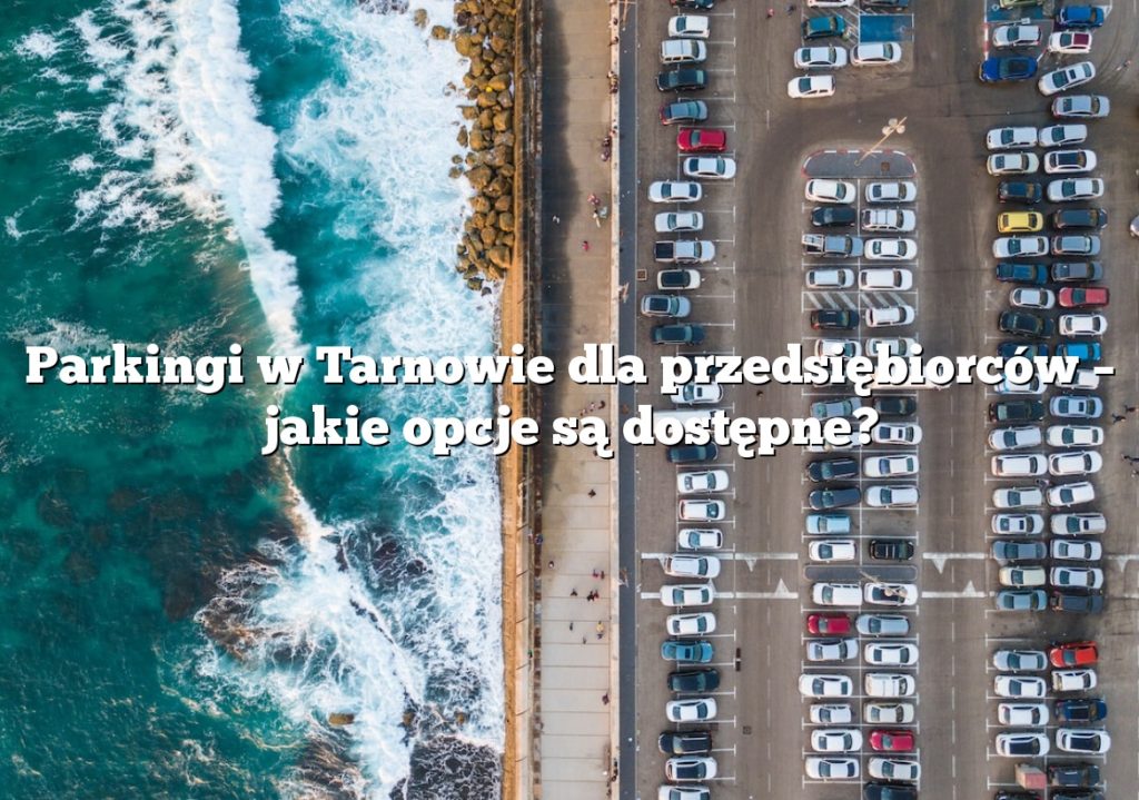 Parkingi w Tarnowie dla przedsiębiorców – jakie opcje są dostępne?