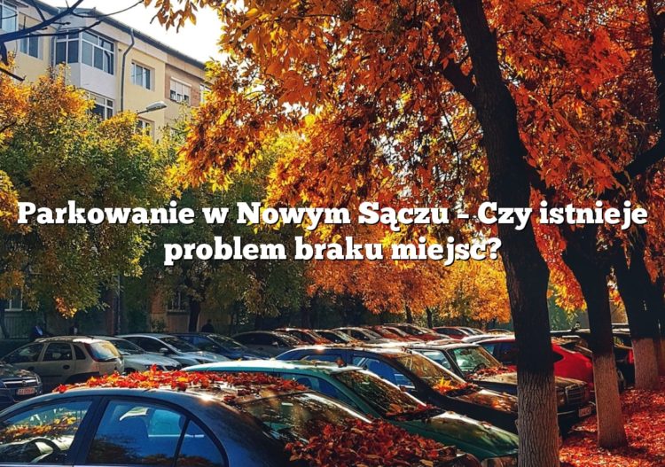 Parkowanie w Nowym Sączu – Czy istnieje problem braku miejsc?