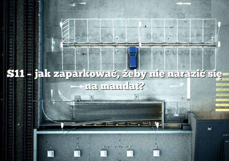 S11 – jak zaparkować, żeby nie narazić się na mandat?