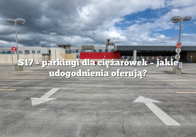 S17 – parkingi dla ciężarówek – jakie udogodnienia oferują?