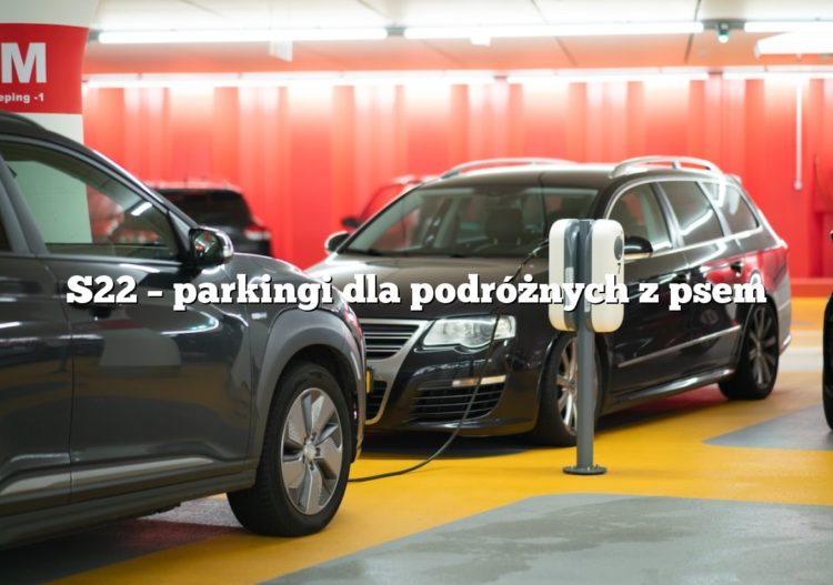 S22 – parkingi dla podróżnych z psem