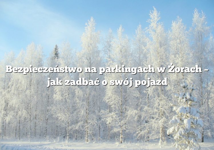 Bezpieczeństwo na parkingach w Żorach – jak zadbać o swój pojazd