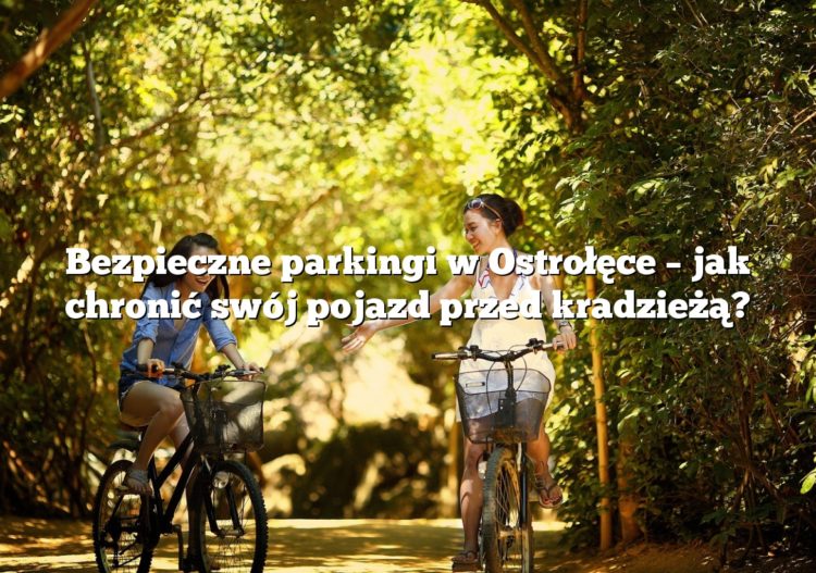 Bezpieczne parkingi w Ostrołęce – jak chronić swój pojazd przed kradzieżą?