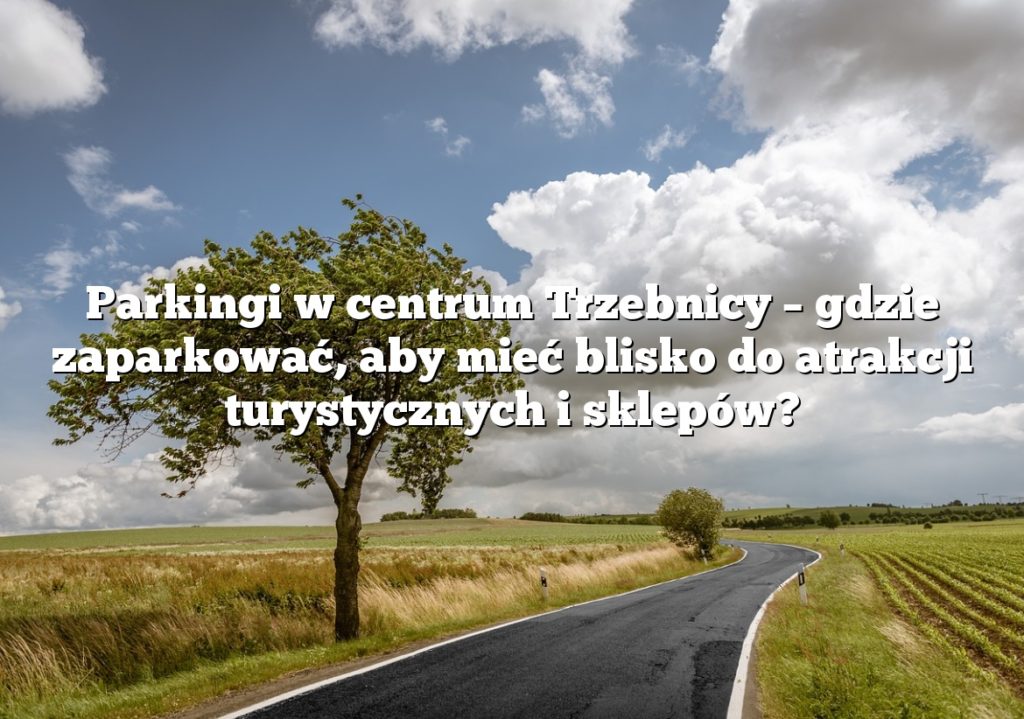 Parkingi w centrum Trzebnicy – gdzie zaparkować, aby mieć blisko do atrakcji turystycznych i sklepów?