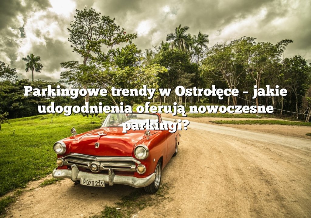 Parkingowe trendy w Ostrołęce – jakie udogodnienia oferują nowoczesne parkingi?