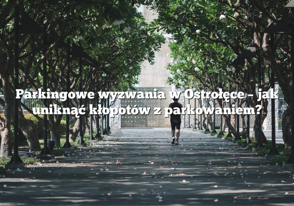 Parkingowe wyzwania w Ostrołęce – jak uniknąć kłopotów z parkowaniem?
