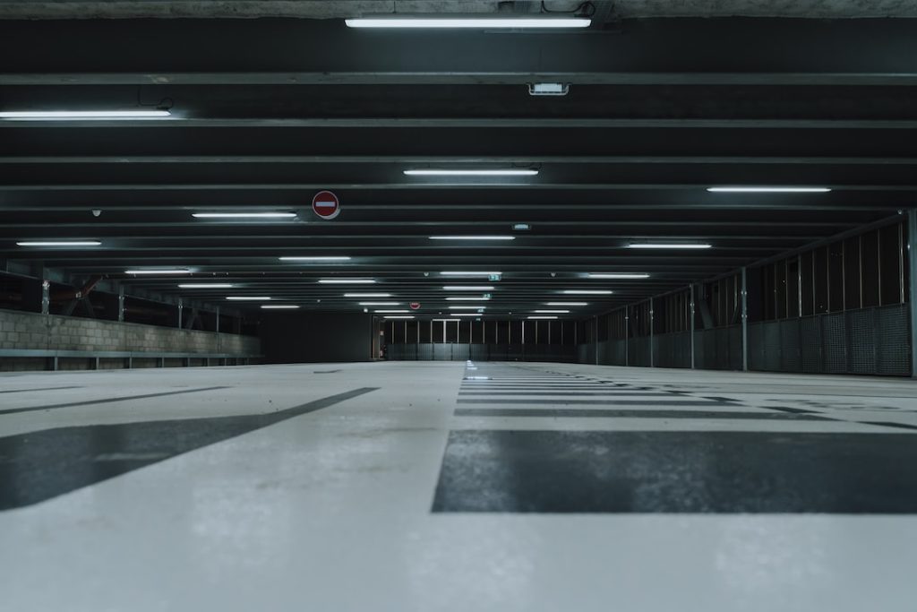 Zdjęcie parkingów przy trasie Gdańsk-Nowy Sącz