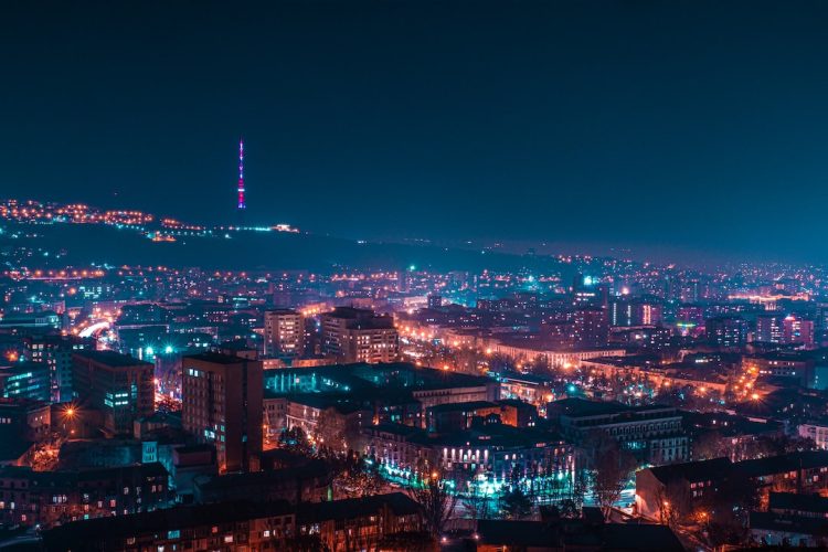 Parking samochodowy w Erywaniu