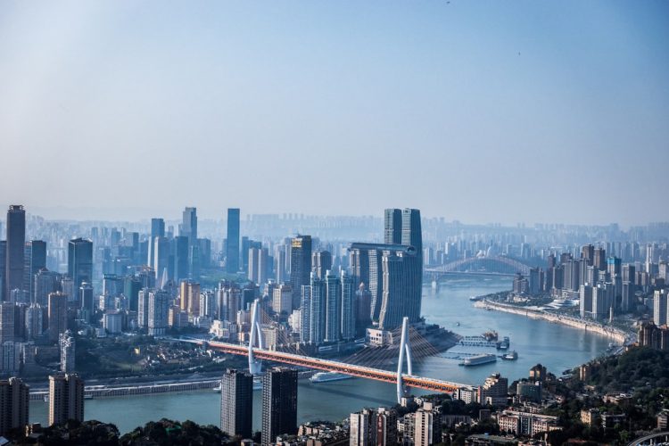 Strefa płatnego parkowania w Chongqing, Chiny