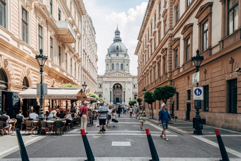 Samochód zaparkowany w Budapeszcie