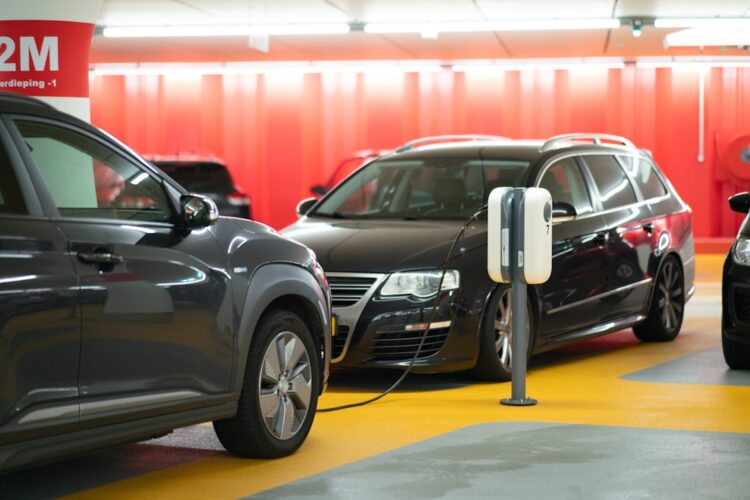 Zdjęcie przedstawiające parking we Wrocławiu