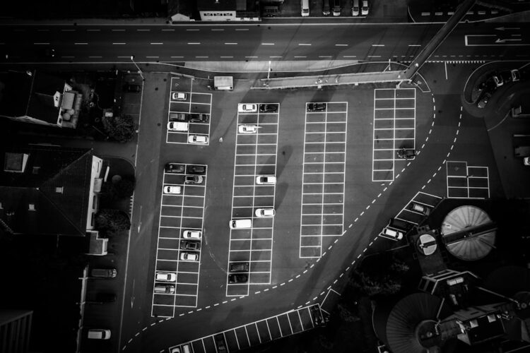 Parking w centrum Katowic