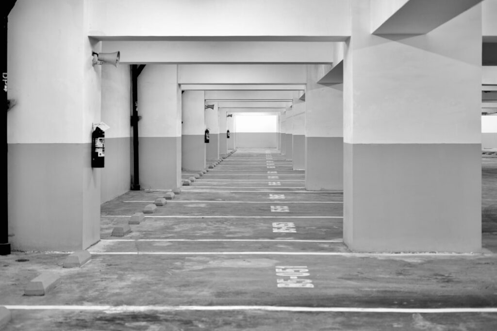 Parking w Bambergu, zdjęcie ilustracyjne