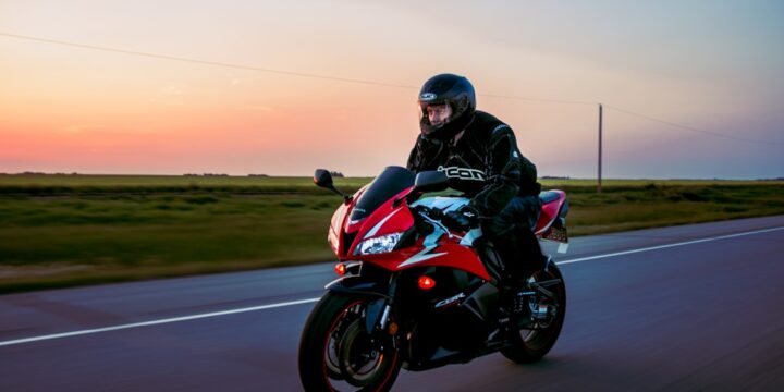 Zdjęcie parkingu dla motocykli w Katowicach