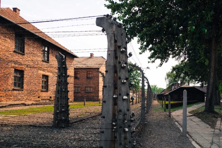 Parking przy muzeum Auschwitz-Birkenau