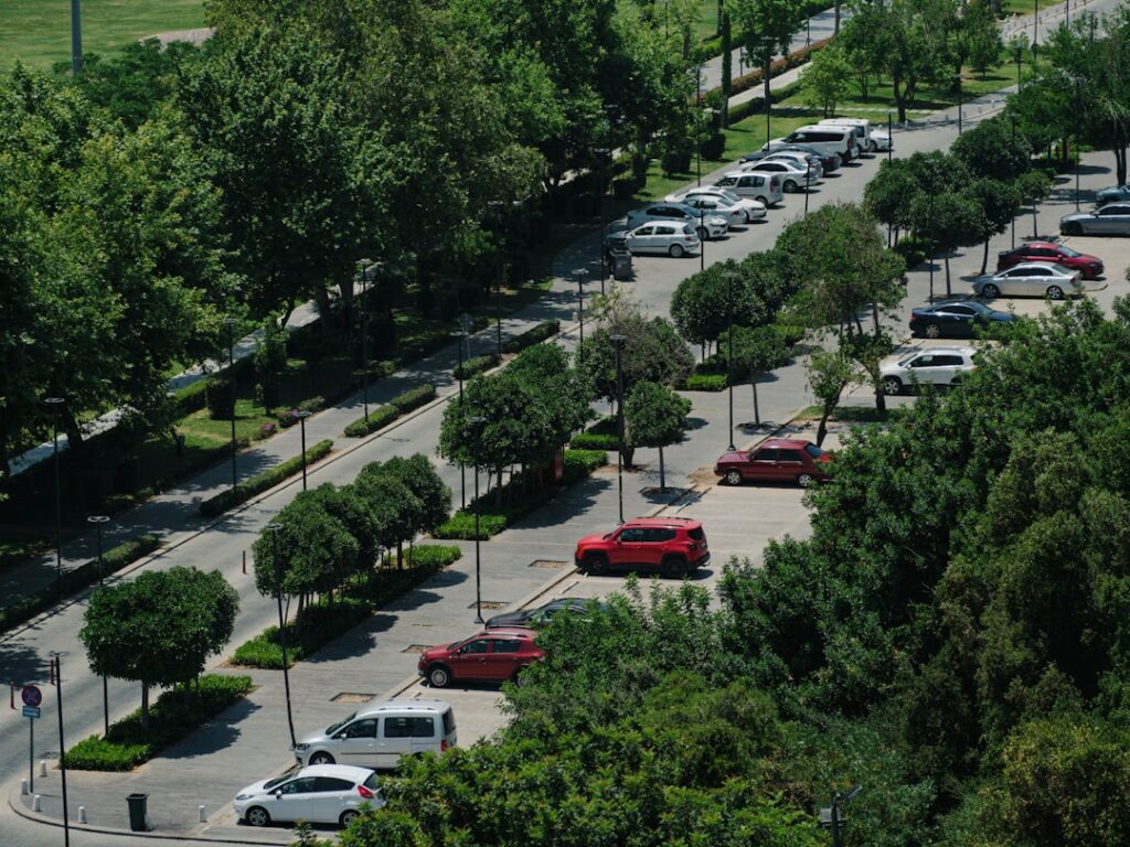 Parking przy CH Manhattan w Gdańsku