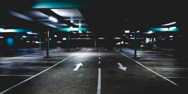 Parking przy stadionie Polsat Plus Arena w Gdańsku