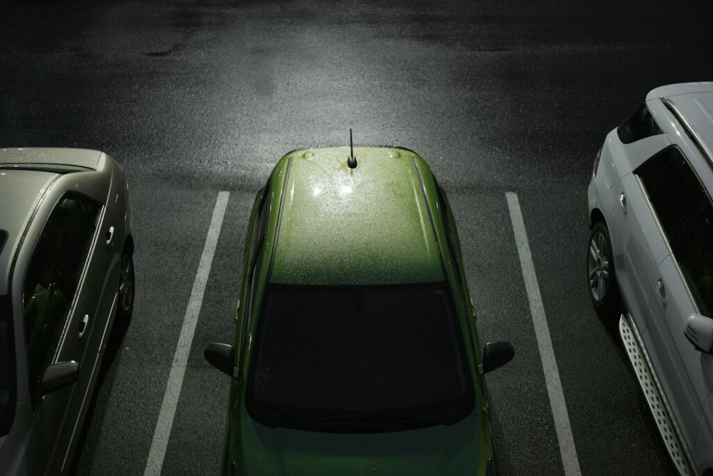 Parking przy centrum handlowym Atrium Promenada