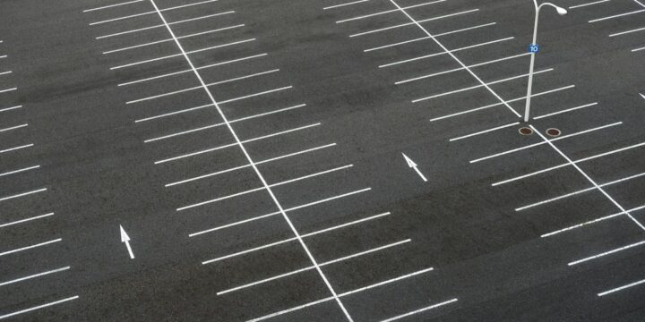 Zdjęcie parkingu przy Galerii Białystok