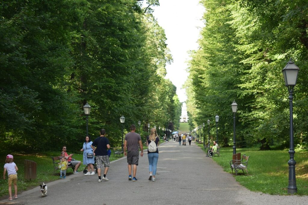 Parking przy Galerii Korona w Kielcach