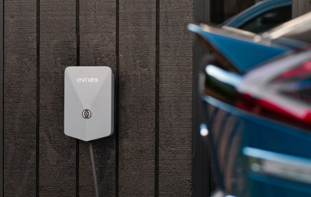 Parking z ładowarką elektryczną w Łodzi
